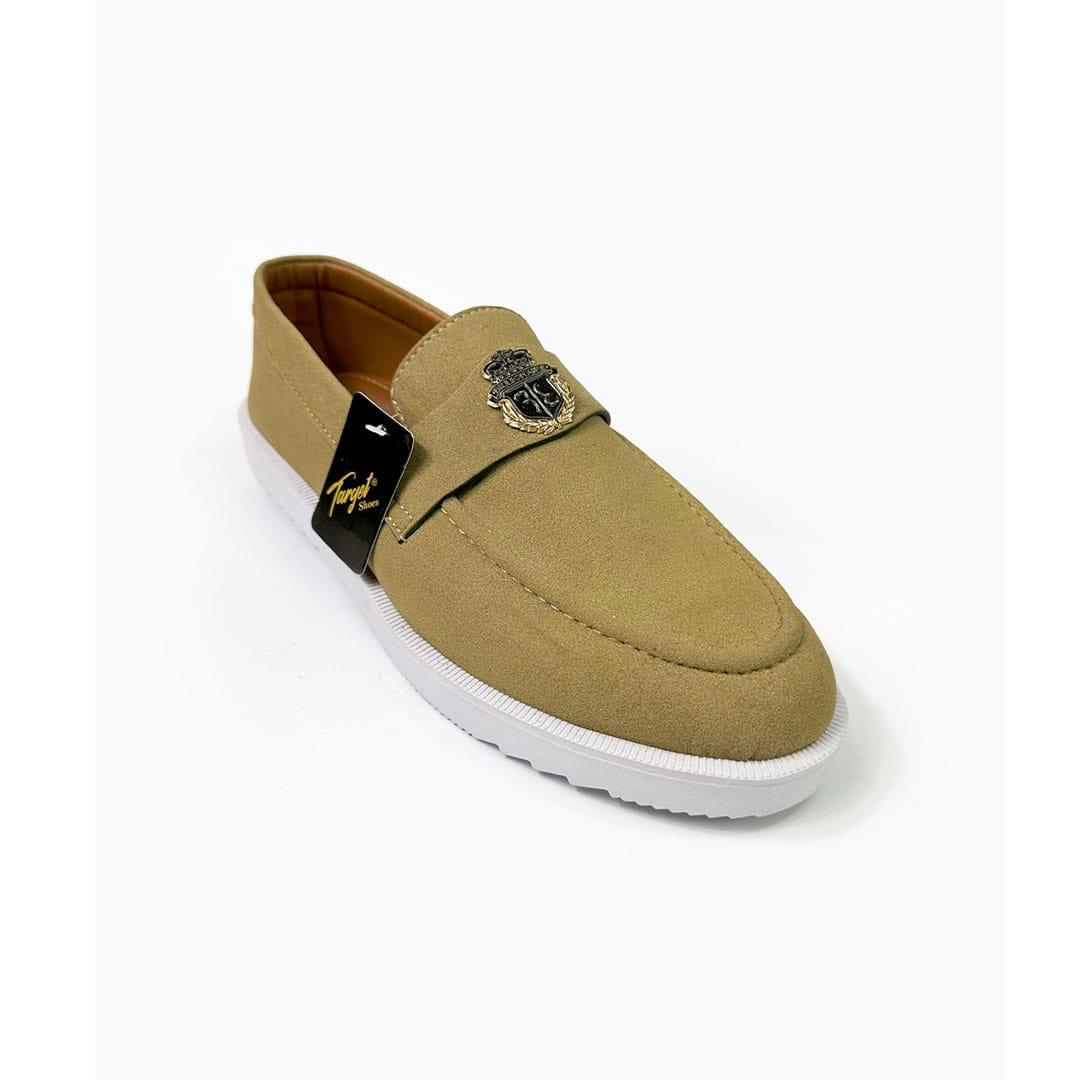 Suede Crest Loafers